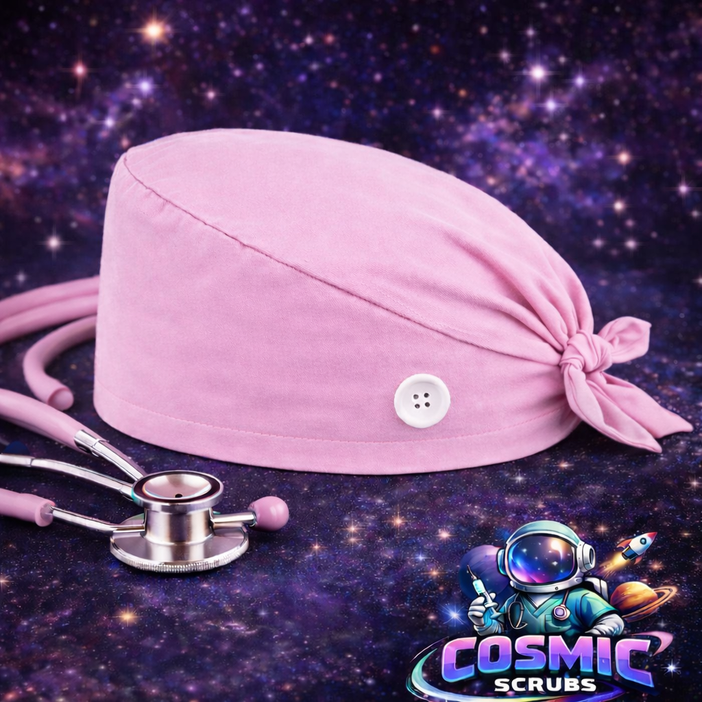 Baby Pink Scrub Cap